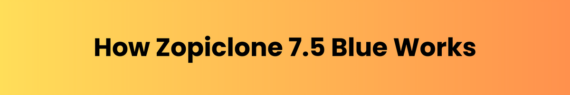 Zopiclone 7.5 Blue
