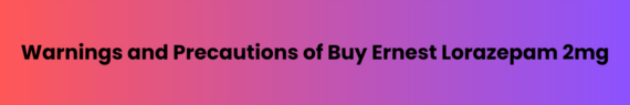 Ernest Lorazepam 2mg