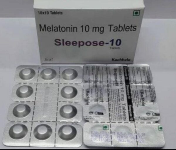 Melatonin 10 mg Tablets Sleepose 10